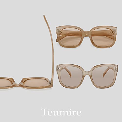 Oversized Square Sunglasses for Women Gradient Lens Fashion Frame Sun Glasses4