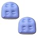 Jilijia Siège rehausseur antidérapant rempli d'eau avec ventouse, tapis de massage gonflable imperméable pour le dos et le spa