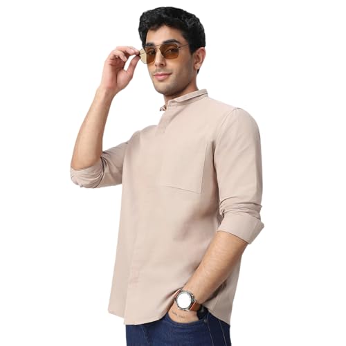 Urbano Fashion Men's Cotton Full Sleeve Regular Fit Casual Solid ...
