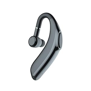 Wireless Bluetooth Handsfree Single Earphone Headset for iPhone Samsung Android, Black