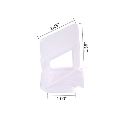 Hotgod - Sistema di livellamento piastrelle, 200 pezzi, 2 mm, colore: Bianco