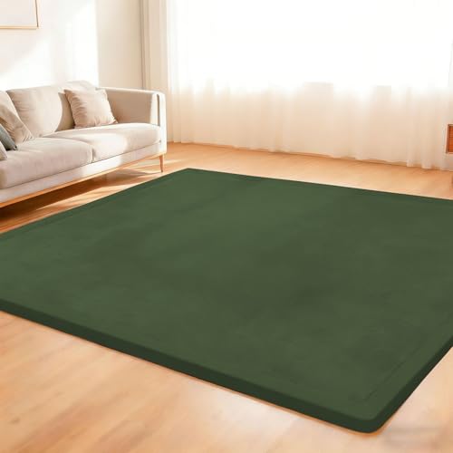 Nqexivo Tappeto per Bambini, in Velluto di Corallo, Tappeto Extra Spesso da 2cm e Coperta per Gattonare Tappeto per la Camera dei Bambini Yoga, Morbido Tappeto per Soggiorno 50 x 180 cm