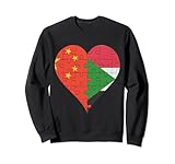 Photo Gallery cuore bandiera cinese sudanese felpa Photo Gallery cuore bandiera cinese sudanese felpa