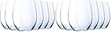 Un verre d'une grande finesse Luminarc - Collection Menades - 6 verres à eau 36 cl - Fabriqués en France - Emballage renforcé (Lot de 2)