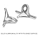 Baglaum 2 Pair Roller Skate Triangle Trucks,Roller Skate Plate Replacement Double Action Trucks Roller Skating Accessories, silver