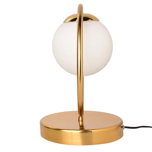 Image of Ceramic Finish Ring Decorative Table Lamp for Living Room, Bedroom, Dining Room, Office (Modern) (Bulb Not Included)