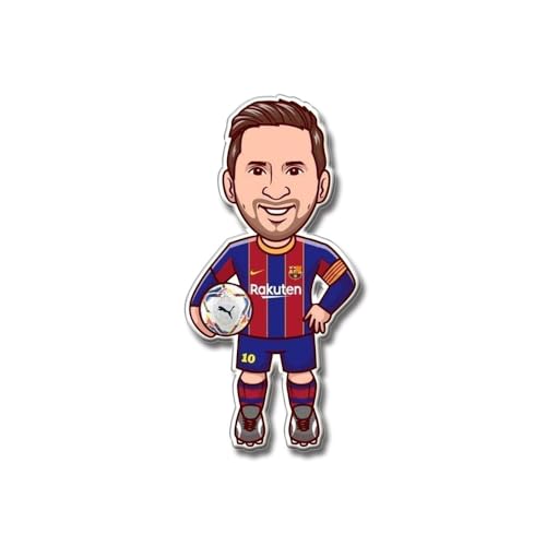 Image of Yey Stylish Fridge Magnet for Refrigerator - Multicolour 3x2 Inch Decorative Kitchen, Home & Office Accessory Idea for Decor Lovers (Messi)