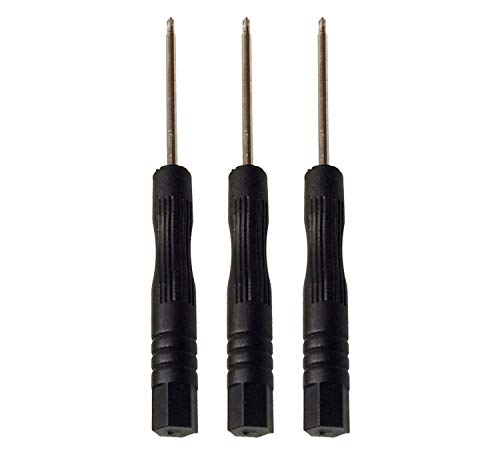 Image of Brain Freezer Pack Of 3 Hexagon Shaped Mini Screwdriver for Watches, Glasses repair maintenance Tool Black