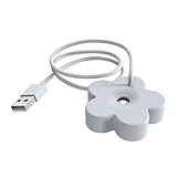 MoSundi Humidificador de aire portátil USB para coche, material ABS, funcionamiento silencioso con nano atomización y apagado de tiempo de 8 horas, rojo/blanco/azul