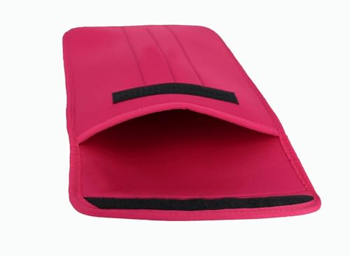 Image of Saco 10-12 Inch Puffy Tablet Sleeve Case Compatible for OnePlus Pad Go 11.35 inch /OnePlus Pad 2 12.1 inch /Galaxy Tab A9 Plus /S8 /S9 /Realme Pad /Honor Pad X9 /Xiaomi Mi pad 6 /Redmi Pad, Soft Foam Lining-Pink