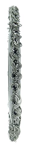 Image of Weiler 13249 Roughneck Jr. 4-1 /2 inch Stringer Bead Wire Wheel, .020 inch Stainless Steel Fill, 7 /8 inch Arbor Hole, Made in The USA (Pack of 5)