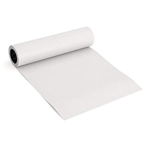 Image of MM WILL CARE - WE WILL CARE YOUR PRODUCTS White 24 Inch X 20 Meter Paper Roll (100 Gsm) - Perfect For Wall Art, Painting & Drawing Paper, Watercolor, Paper Roll For Kids Easel & Wrapping Paper