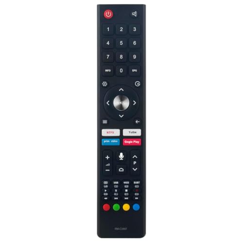 Télécommande vocale RM-C3407 pilotez votre JVC Smart TV du canapé