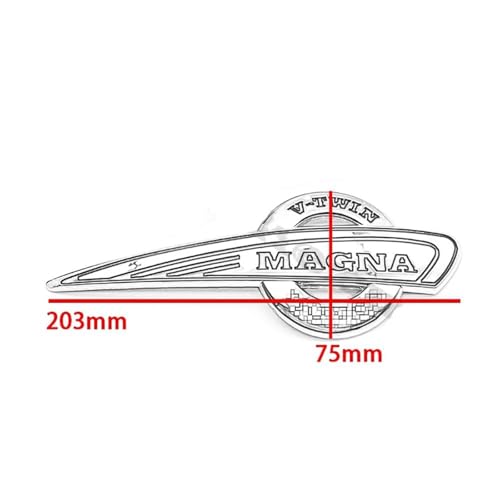 Autocollant 3D emblème de réservoir pour moto Honda Magna VF750 et VT250