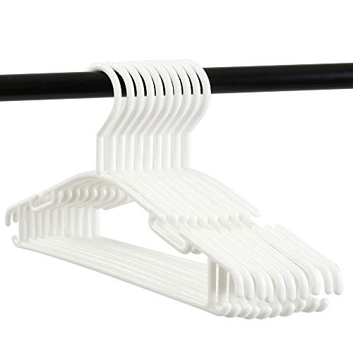 Enjoygoeu 40pz Grucce per Bambini Grucce Appendiabiti Resistenti per Bambino Neonato Vale La Pena di Possedere (Bianca)