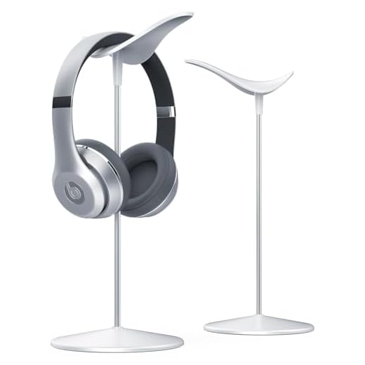 Lamicall Headphone Stand, Desktop Headset Holder - Desk Earphone Stand, for All Headsets Such as Airpods Max, HyperX Gaming Headphones, Beats/Sennheiser Music Headphones