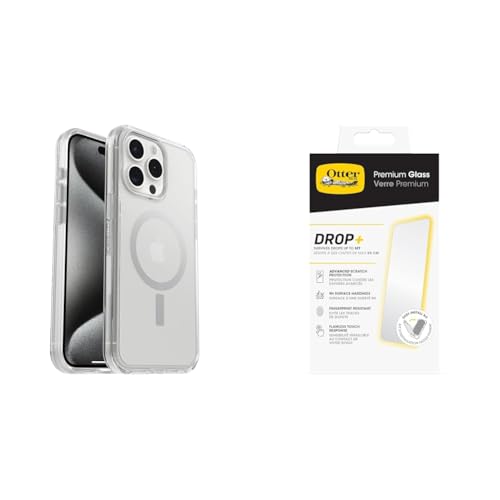 Coque OtterBox Symmetry Clear MagSafe iPhone 15 Pro Max protection verre