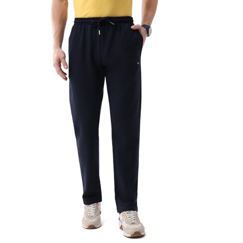 Image of Monte Carlo Men's Regular Fit Solid Track Pants | Drawstring Closure | Side Pocket Sports Lower | Comfortable & Stylish Lower for Men's