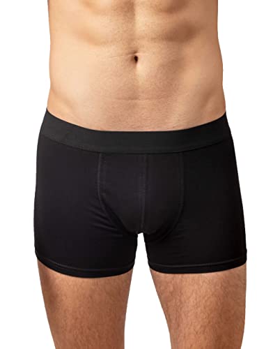Image of dockstreet Ultra Soft, 100% Cotton Smooth Boxer Brief Comfortable Stretchable /Soft Fabric Brief Trunk Styled Underwear for Men