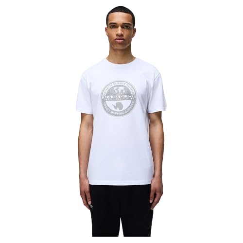 T-shirt Napapijri Bollo 2XL confection haut de gamme en coton doux