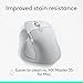 Logitech MX Master 4 for Mac, Ergonomic Bluetooth Mouse with Advanced Performance Haptic Feedback, Ultra-Fast Scrolling, USB-C Charging, MacOS, iPadOS, Windows - White Silver