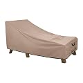 ULTCOVER Waterproof Patio Lounge Chair Cover Heavy Duty Outdoor Chaise Lounge Covers - 84L x 32W x 32H inch