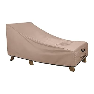 ULTCOVER Waterproof Patio Lounge Chair Cover Heavy Duty Outdoor Chaise Lounge Covers - 84L x 32W x 32H inch