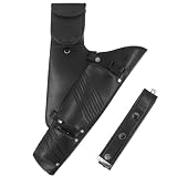 Archery Hip Quiver for Arrows Leather Arrow Holder with 3 Pockets and Adjustable...