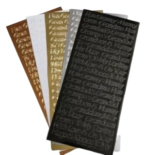 TRTO 1x Silver Granny Grandson Granddaughter Nan Nanny Hugs Peel Off Stickers