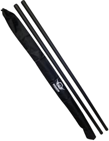Foam Padded Training Bo Staff with Free Armory Carry Bag Case (Black/Pair, 5 ft.)