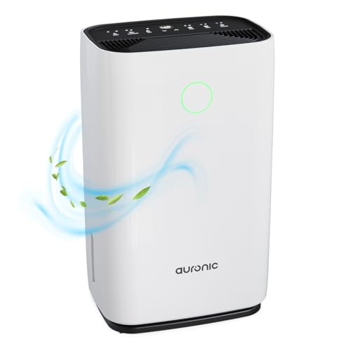 Auronic Luftentfeuchter Elektrisch 16L - Entfeuchter Elektrisch - Dehumidifier - Elektrischer Luftentfeuchter - Luftentfeuchte - Dehumidifiers for Home - Lufttrockner - Luft Entfeuchter Leise