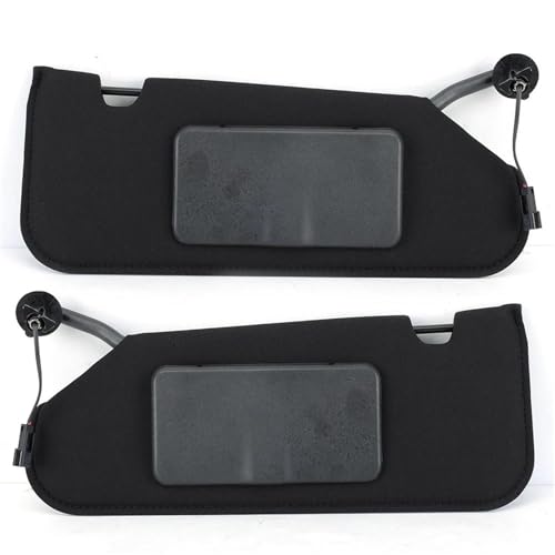 Pare-soleil Corvette 2005-2013 en ABS de qualité supérieure noir 2pc