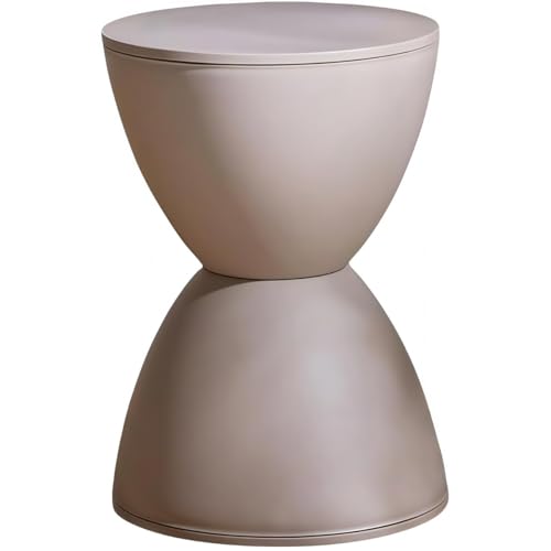 EZweekendスツールの砂時計のデザインの両側収納の改装オスマン足のスツールの椅子のファッションの椅子の玄関のいすの展示の側のテーブルの室内装飾の文化の靴のベンチの多用途のシーンです (カーキ色です)