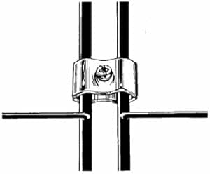 Gridwall Joining Clips Connectors for Grid Panels - Chrome Color - Box ...