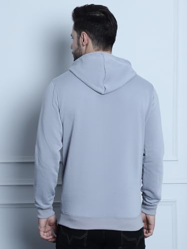 Image of Men's Cotton Blend Hooded Sweatshirt