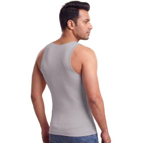 Image of dermawear Men Zenrik Everyday Mild Compression Shapewear Vest for Chest and Abdomen