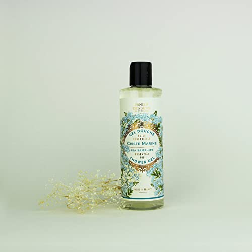 Panier des Sens Sea Fennel Shower Gel, Natural Body wash - Made in France 95% natural - 8.45 Floz/250ml