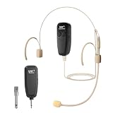 XIAOKOA Beige UHF Wireless Headset