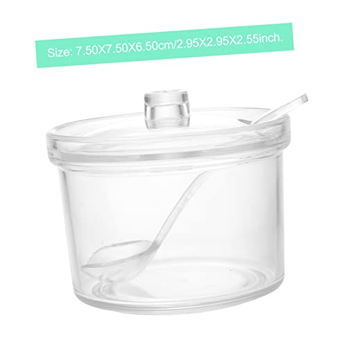 Yardwe Recipientes De Jarra De 2 Peças Com Tampas De Recipientes De Molho Recipiente De Molho Com Ta