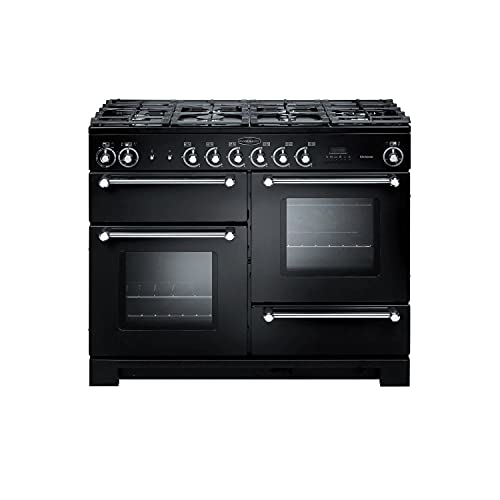 Kitchener 110cm Dual Fuel Range Cooker Black