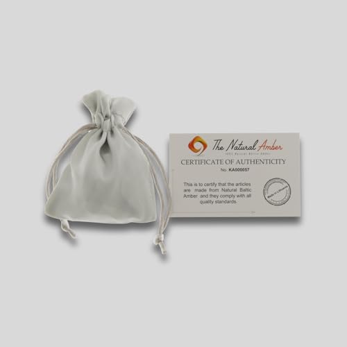 TheNaturalAmber Raw Baltic Amber Necklace – Handmade Cognac, Cherry, Lemon & Multi-Color Baroque Beads for Adults – Multiple Sizes & Clasp Options 5