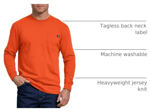 Image of Dickies Men's Big and Tall Long Sleeve Heavyweight Crew Neck