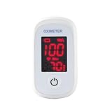 Fingertip Pulse Oximeter - Accurate Blood Oxygen Monitor (SPO2) & Heart Rate Monitor With Anti Motion Interference -Suitable for home/outdoor use