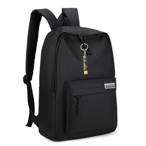 Travel Backpack with Game Torch Light Pendant, 18 inches (black)