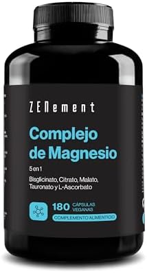 Magnesio Complex 5 en 1 - Bisglicinato, Citrato, Malato, Taurato ...