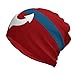 Unisex Hip-Hop Sombreros Cojines Rayas Azules Anclas Rojas Gorra Enrollable Delgado Sombrero De Beanie Transpirable Y Ligero Gorro Slouch Beanie para Hombres Y Mujeres