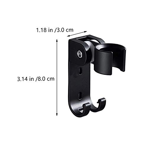 Support réglable pour douchette mural accessoire de douche universel chromé - 3