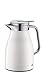 ALFI Skyline 1321.211.065 - Caraffa Termica in Acciaio Inox con Doppia Parete e Inserto in Vetro temperato AlfiDur per 12 Ore, Ideale Come caffettiera o teiera, Colore: Bianco