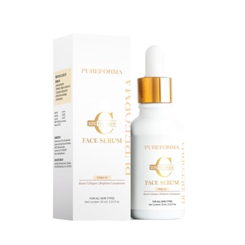 Image of 10% Vitamin C Face Serum with 3-O Ethyl ascorbic acid | Anti ageing & Skin Brightening properties | Suitable for all skin types | 30ml