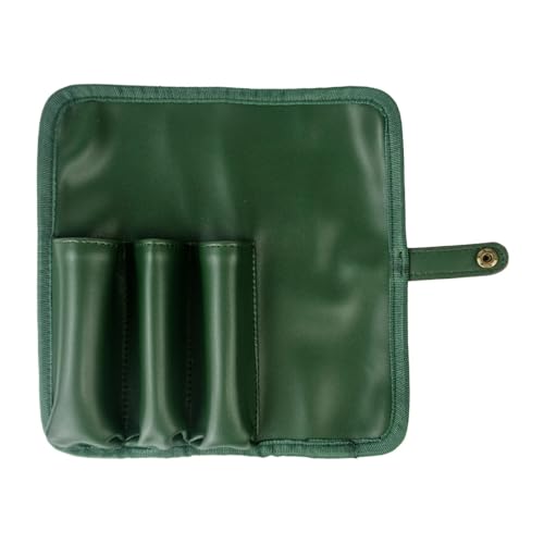 Caja para guardar puros Bolsa for cigarros de cuero PU, estuche for cigarros de viaje portátil, organizador de cigarros impermeable Vintage con capacidad for 3 cigarros Humidificador de puros